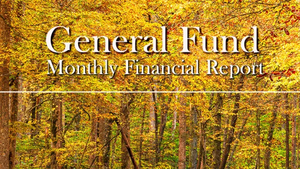 October 2025 General Fund Monthly Report cover