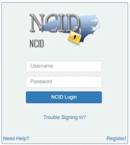 NCID login page icon