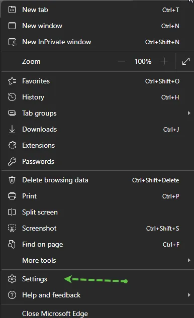 One option to change the display settings in WebGUI is to do so under the Settings menu.